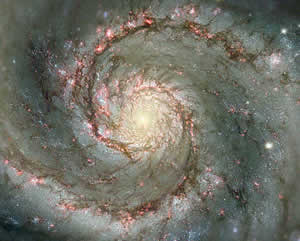 The Whirlpool Galaxy.