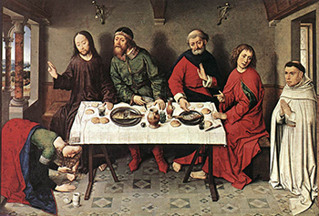 Christ in the House of Simon, by Dieric Bouts, 1440s.