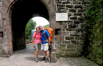 Finishing in St. Jean Pied de Port.