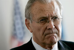 Donald Rumsfeld.