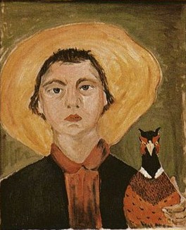 O'Connor's famous self-portrait.