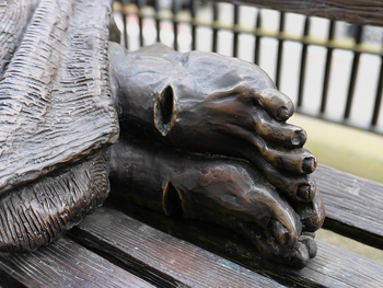 Homeless .Jesus Vancouver Feet.