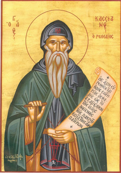 Icon of John Cassian (360–430).