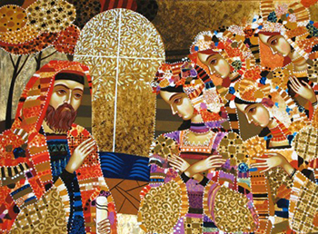 "Lydia" by the Bulgarian icon painter Silvia Dimitrova