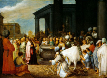 Paul and Barnabas in Lystra, by Adriaen van Stalbemt, 1580-1662.