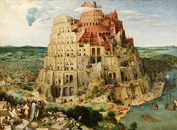 “The Tower of Babel” by Pieter Bruegel the Elder (1525–1569).