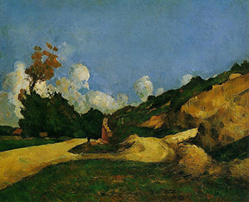 Paul Cezanne, Road (1871).