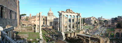 The Roman Forum.