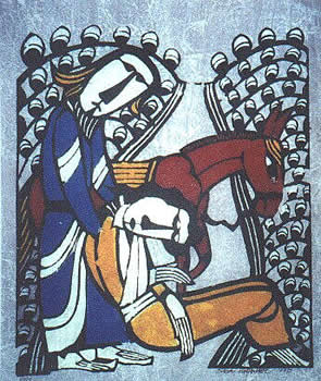 The Good Samaritan by Sadao Watanabe.