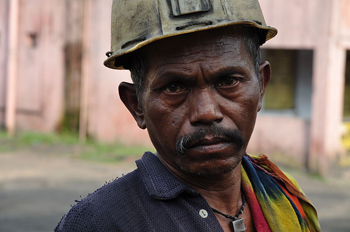 Underground coal miner.